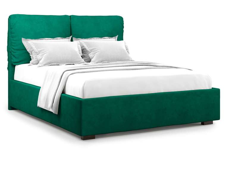 Кровать Trazimeno 180х200 зеленого цвета с подъемным механизмом