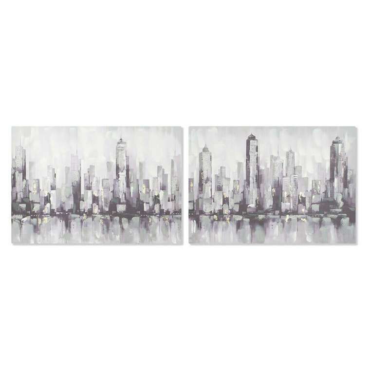 Картина Нью-Йорк Loft 100 x 3 x 70 cm (2 штук)