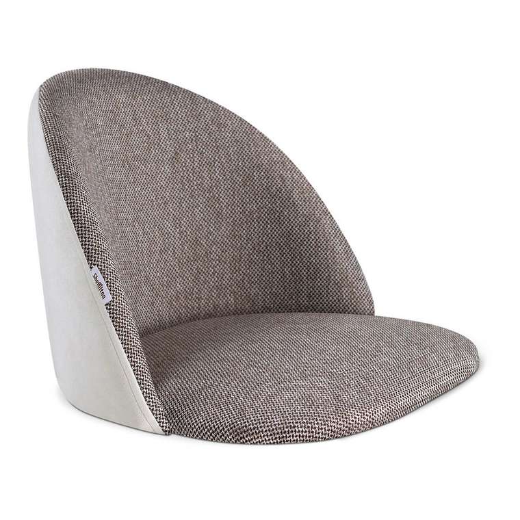 Офисный стул Mekbuda серо-белого цвета