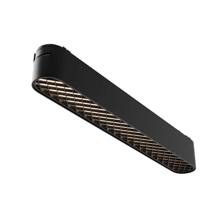 Трековый светильник Basis Grid Magnetic track system Radity 4000К черного цвета