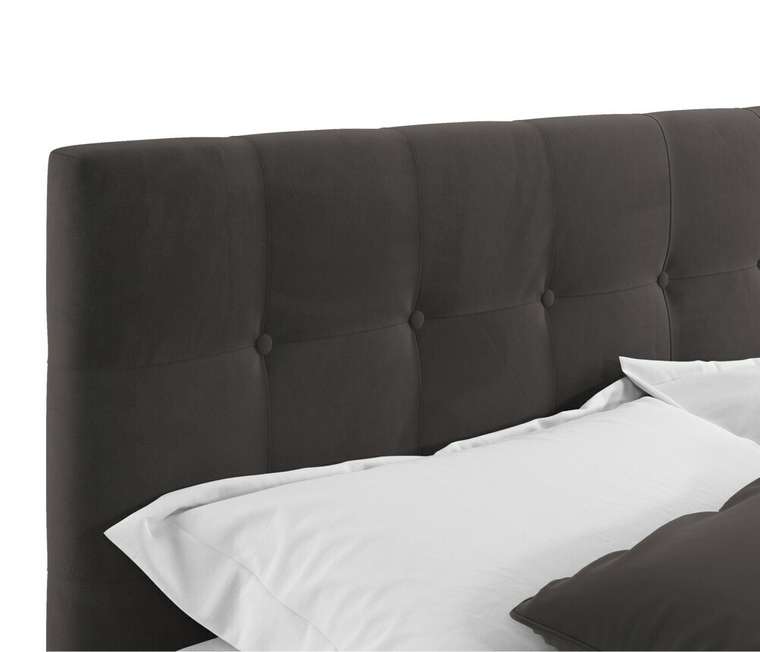 Кровать Selesta 160х200 коричневого цвета с ортопедическим основанием