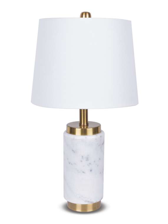 Настольная лампа Norwich с белым абажуром 