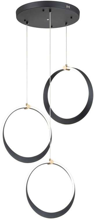 Подвесной светильник с пультом управления LED (14014/3P Black) Indigo Parade V000072L