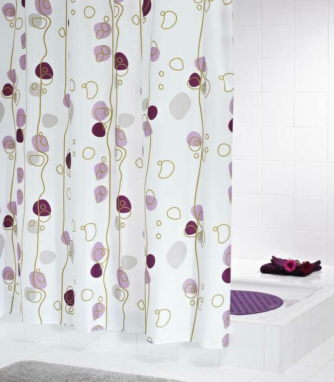 Штора для ванных комнат Soaring фиолетовый
