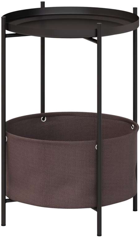 Журнальный стол Элдэй Cuba черно-коричневого цвета 