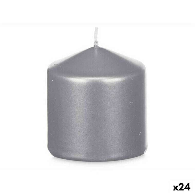 Декоративные свечиВуаль Acorde 92533 Серебристый 7 x 7,5 x 7 cm (24 штук)