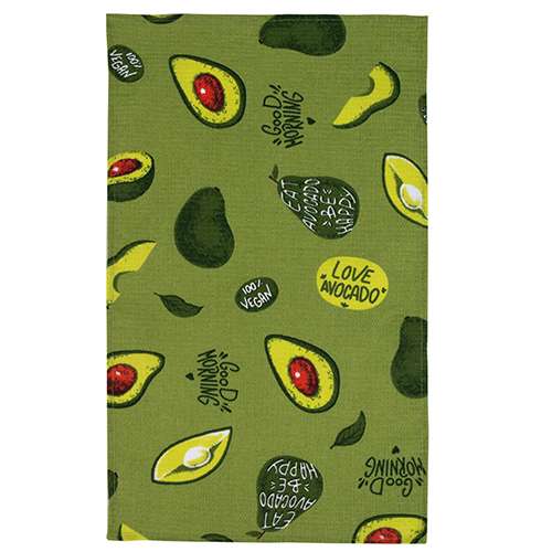 Набор полотенец 35х60 'Радушная хозяйка (Традиция)' (3 шт.), вафельное полотно, 100% хлопок, 'Авокадо'