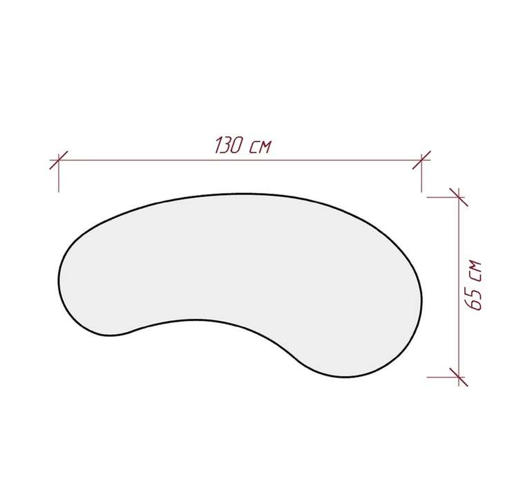 Пуф-банкетка Lui бежевого цвета