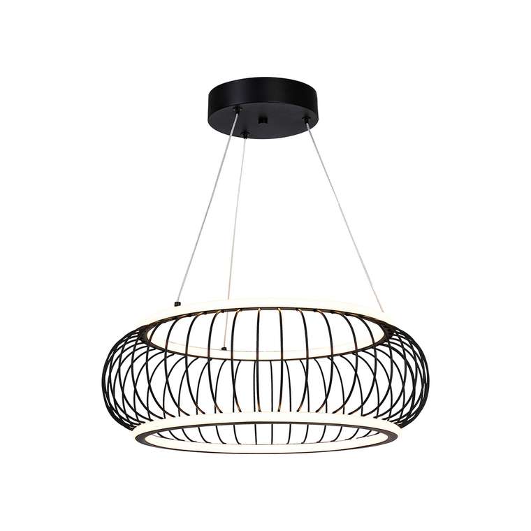 подвесная люстра Korg металл, пластик LED*40W, 4300LM, 3000-6000K, included, remote control
