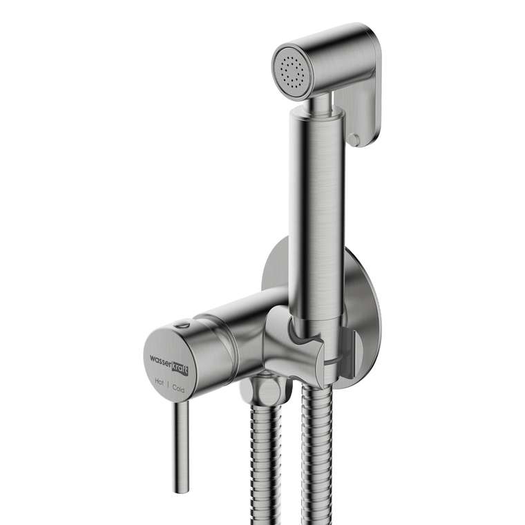 Гигиенический душ Wasserkraft A70338 серебристого цвета