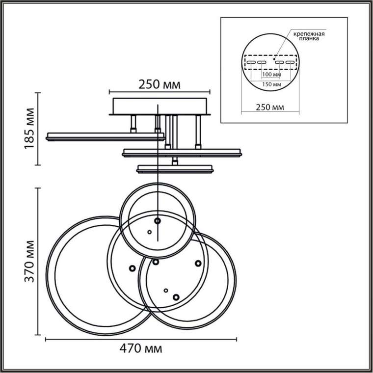 Потолочная люстра Alis Smart 8380/60CL (ткань, цвет белый)