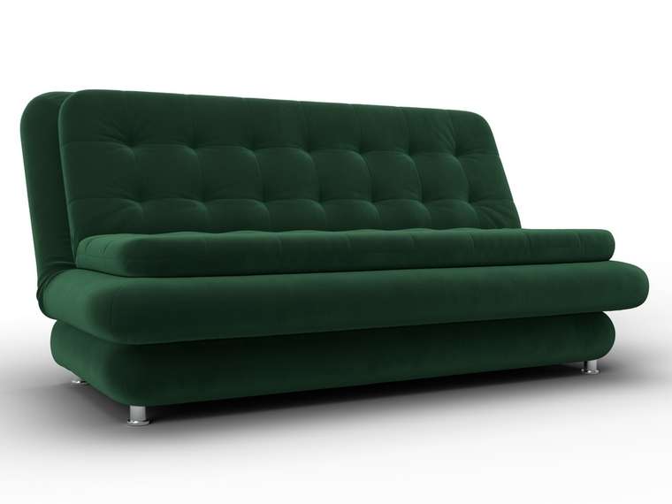 Диван-кровать Лига-123 темно-зеленого цвета