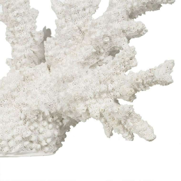 Декоративная фигура Белый Смола Коралл 34 X 13 X 27 CM