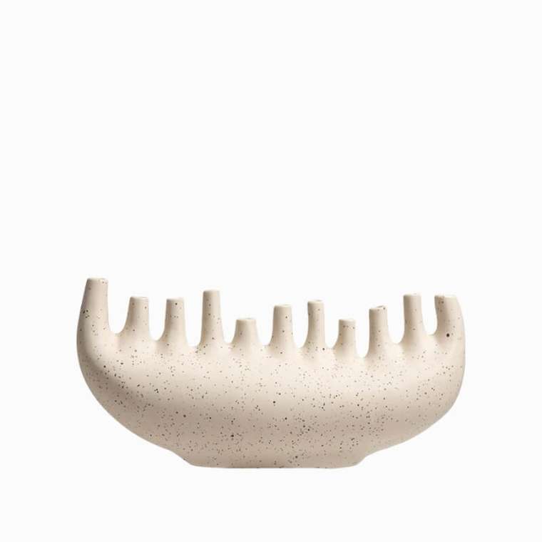 Ваза Beige Oblic бежевого цвета