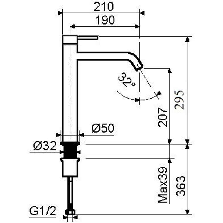Смеситель для раковины Plumberia Selection IXO XO0052BO белый матовый