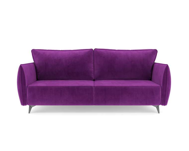 Прямой диван-кровать Осло фиолетового цвета