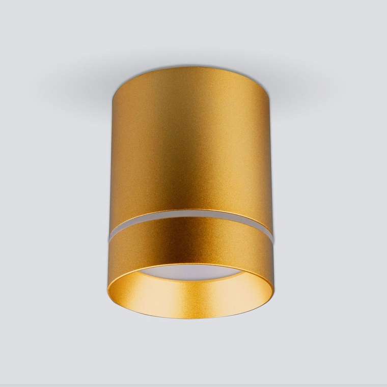 Потолочный светодиодный светильник Topper золотого цвета