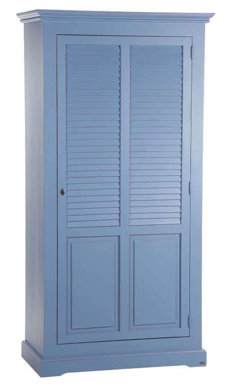  Шкаф однодверный синий