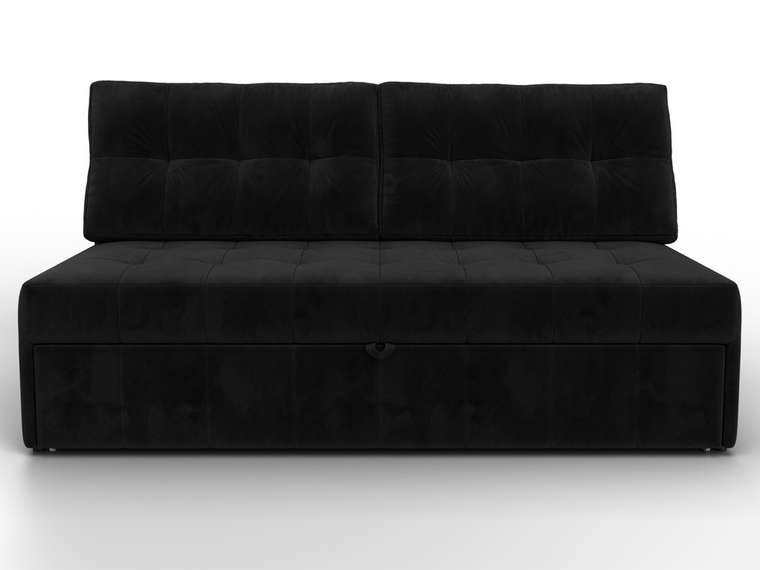 Диван-кровать Лига-107 М черного цвета