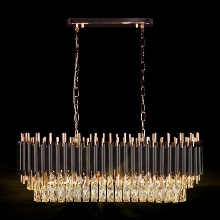 Подвесная люстра Eclair 10206/1200R (хрусталь, цвет прозрачный)