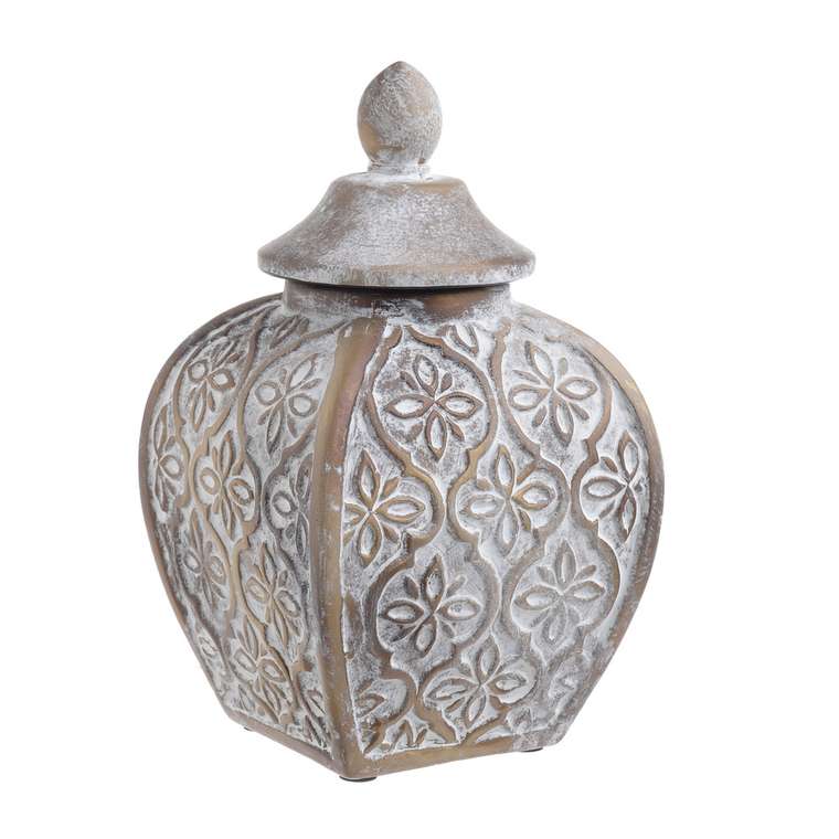 Ваза с крышкой  White-Ivory