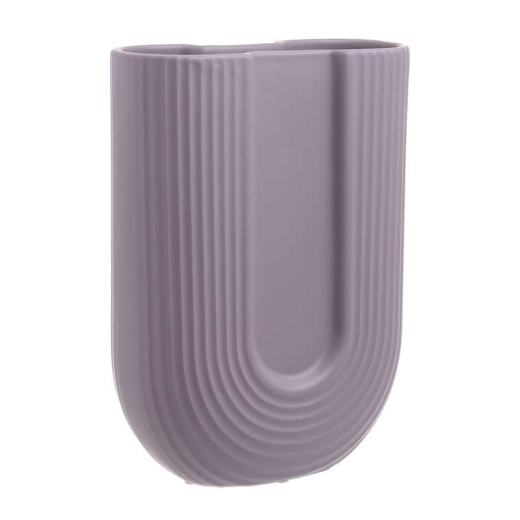 Керамическая ваза фиолетового цвета