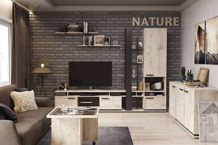 Гостиная Nature бежевого цвета