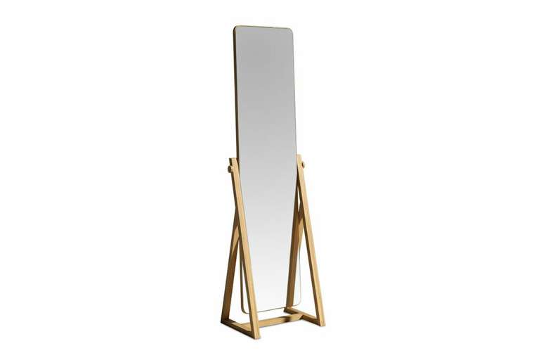 Зеркало напольное Elva светло-коричневого цвета