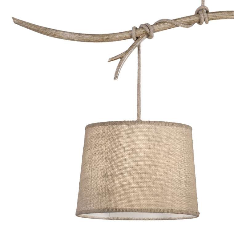 Подвесная люстра Sabina 6177 (ткань, цвет бежевый)