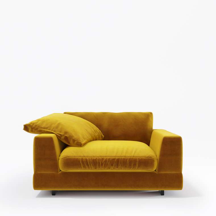 Кресло Amur желтого цвета