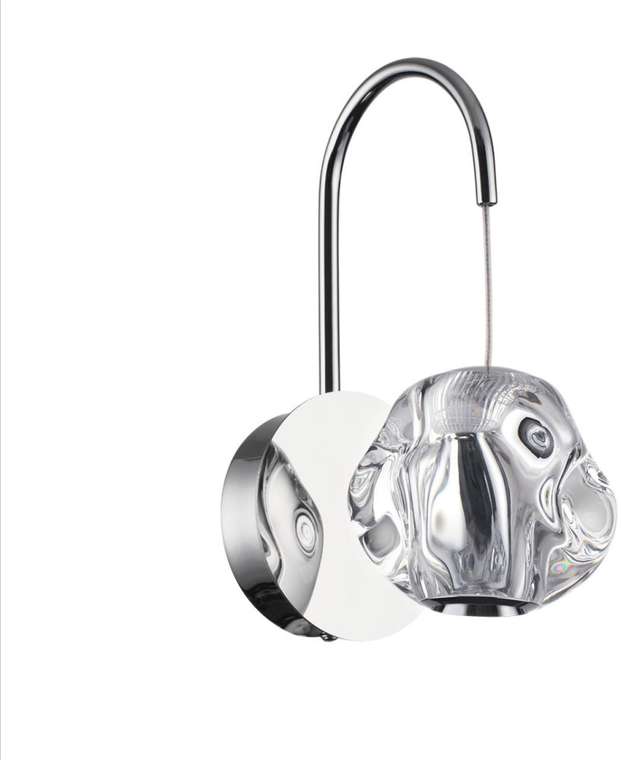Бра светодиодное Odeon Light Jemstone 5084/5WL хром/прозрачный/металл/акрил LED 5W 4000K 250Лм шарики