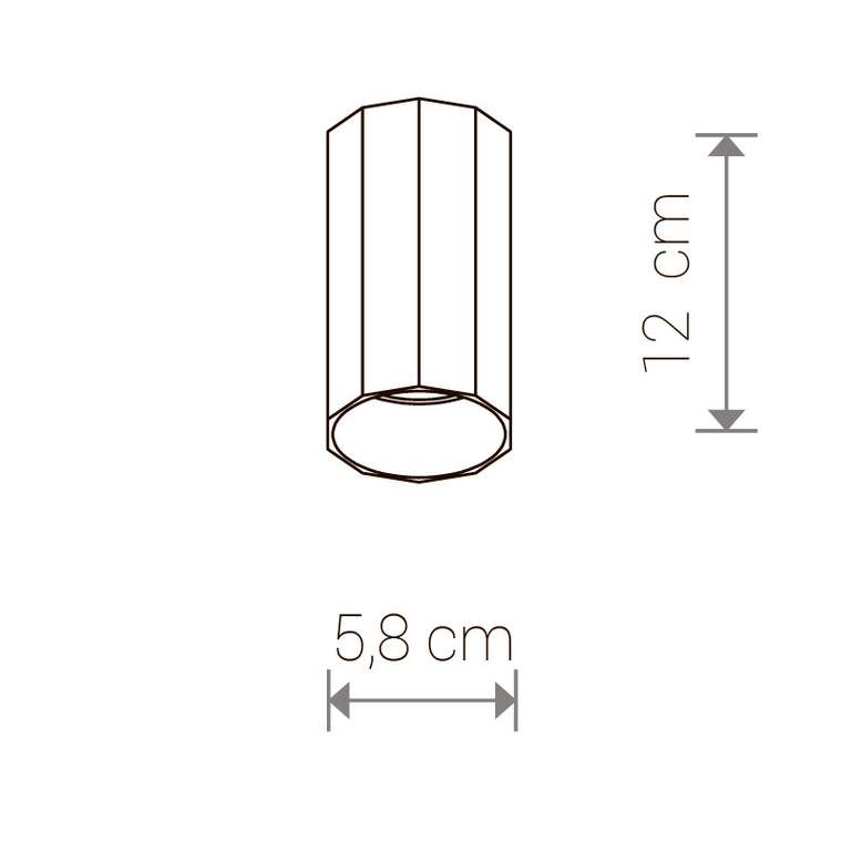 Потолочный светильник Poly 8875 (металл, цвет белый)