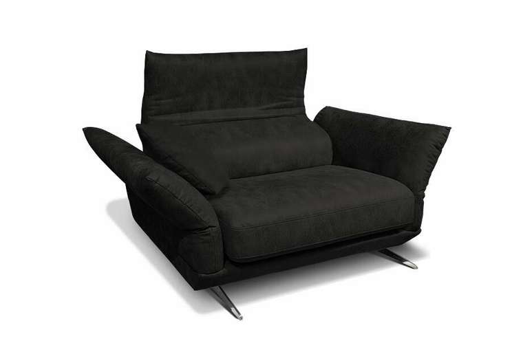 Кресло Бенд серо-черного цвета