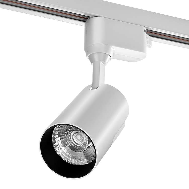 Трековый светодиодный светильник однофазный Wolta WTL-25W/01W 220V 25Вт 4000К IP40 белый