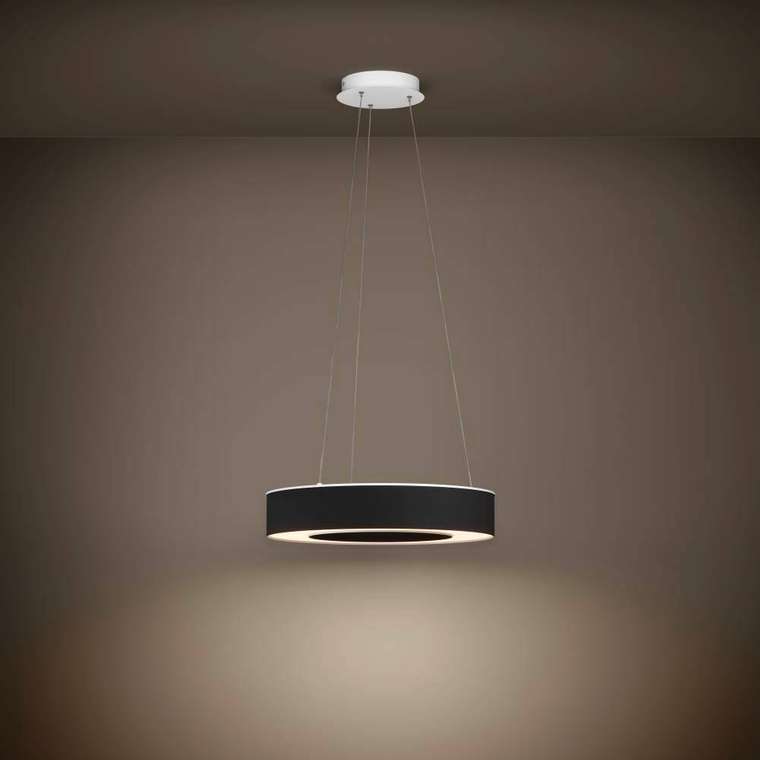 Подвесной светильник Guamare 39992 (ткань, цвет черный)