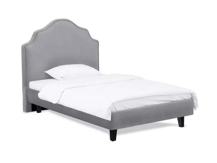 Кровать Princess II L 120х200 серого цвета