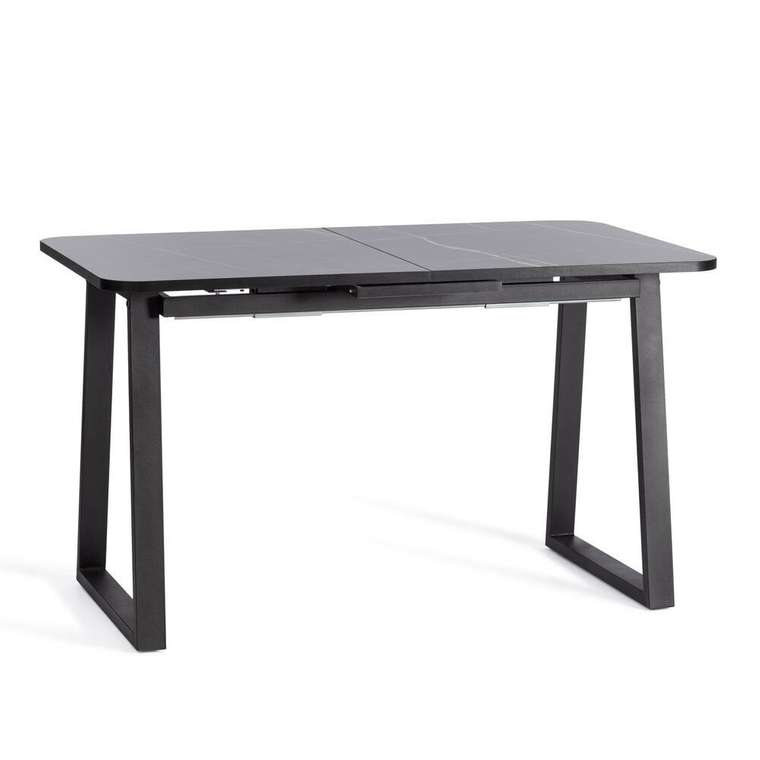 Раздвижной обеденный стол Maltido черного цвета