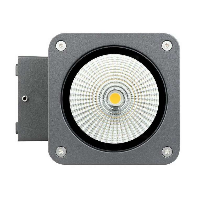 Уличный настенный светильник Arlight LGD-EVO-WALL-TWIN-S100x100-2x12W Day4000 (GR, 44 deg, 230V) 046194
