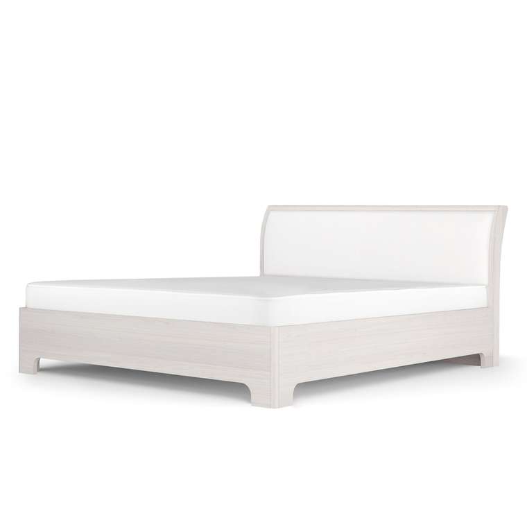 Кровать Парма Нео-3 160х200 светло-бежевого цвета без подъемного механизма
