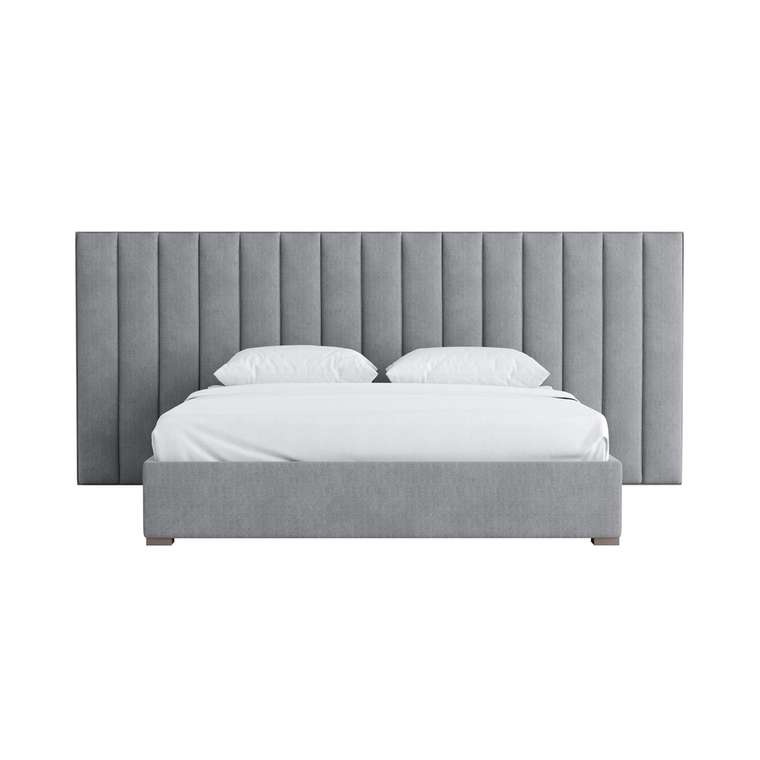 Кровать с подъемным механизмом Maxwell 180х200 серого цвета