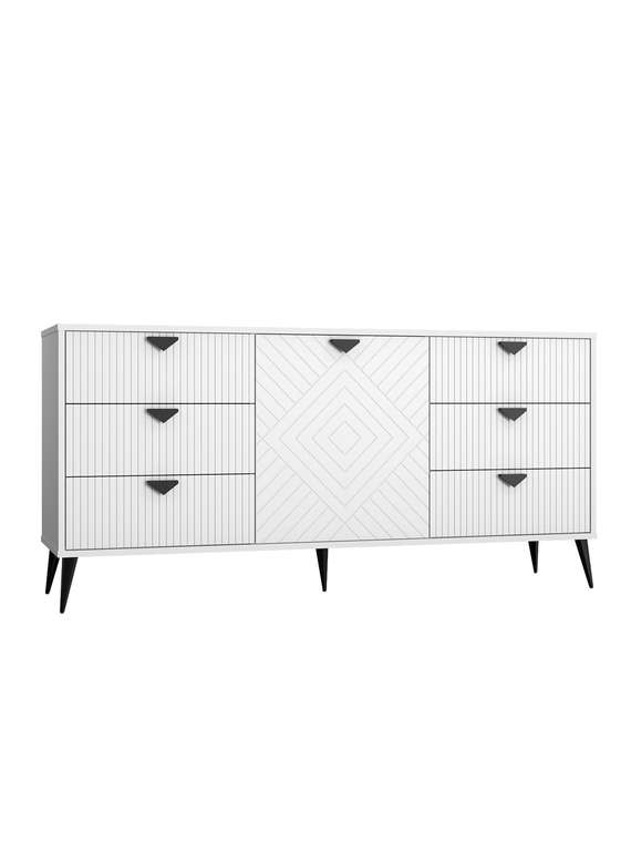 Комод Астрид АР-03 цвет белый бриллиант