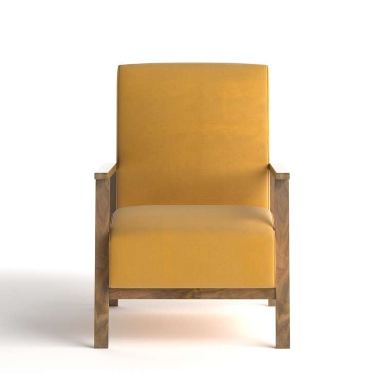 Кресло Madera желтого цвета
