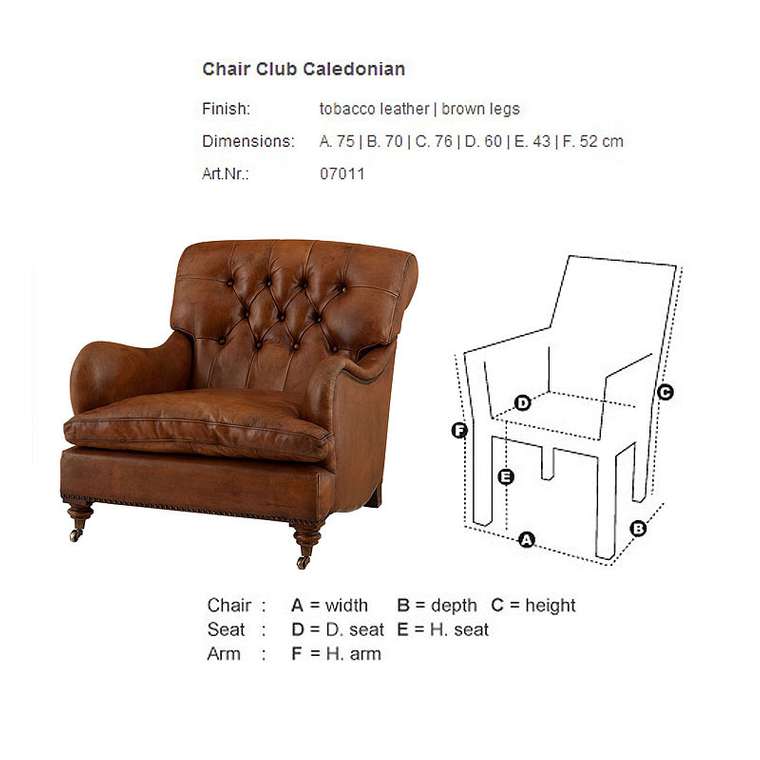 Кресло Eichholtz "Club Caledonian"  