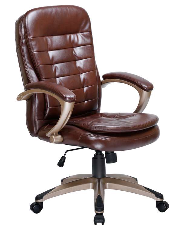 Офисное кресло для руководителей Donald коричневого цвета