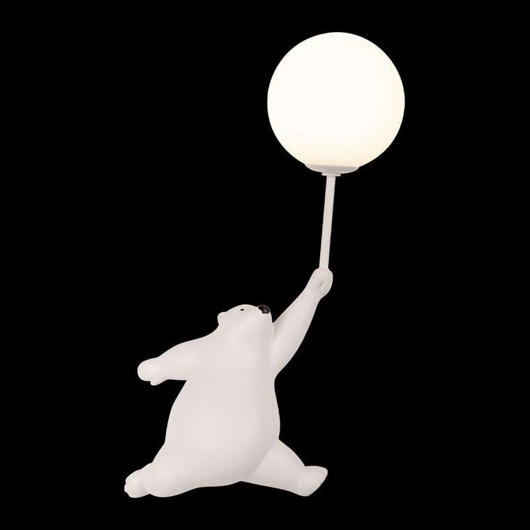 Настенный светильник Teddy 10030W/B (стекло, цвет белый)