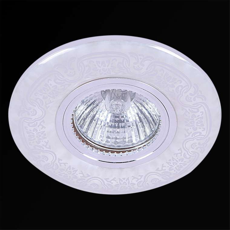Встраиваемый светильник 09502-9.0-001MN MR16+LED3W WH/CR (полимер, цвет белый)