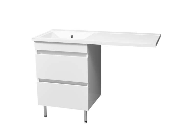 Тумба с раковиной Мадлен белого цвета