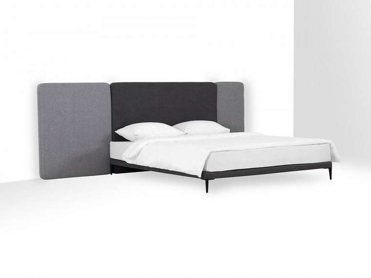 Кровать Licata 160х200 композиция 6 серого цвета