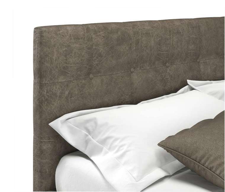Кровать Selesta 160х200 коричневого цвета с подъемным механизмом