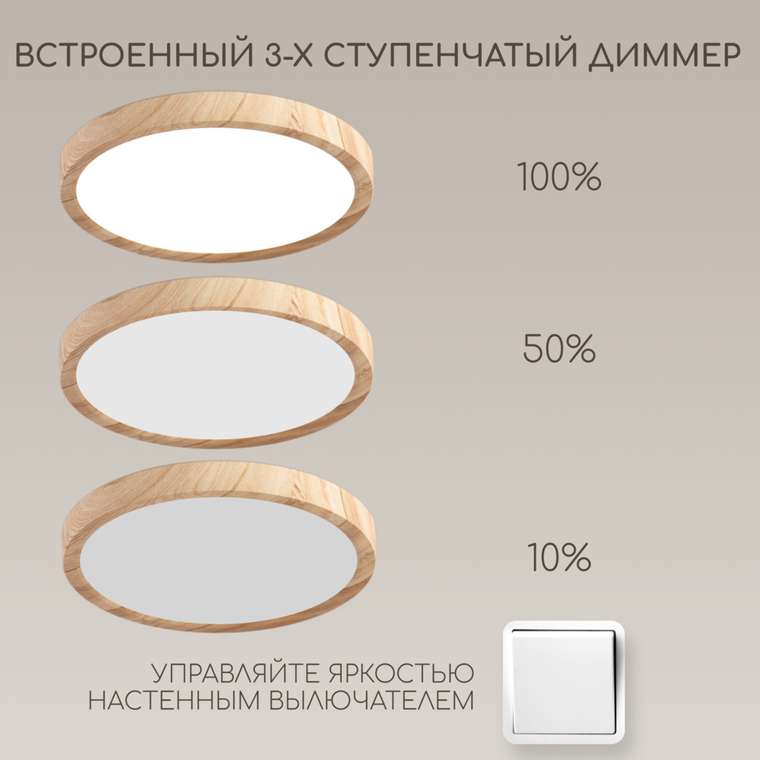 Citilux Бейсик CL738122N LED Светильник накладной Клён